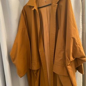 Adorable burnt orange lightweight coat
